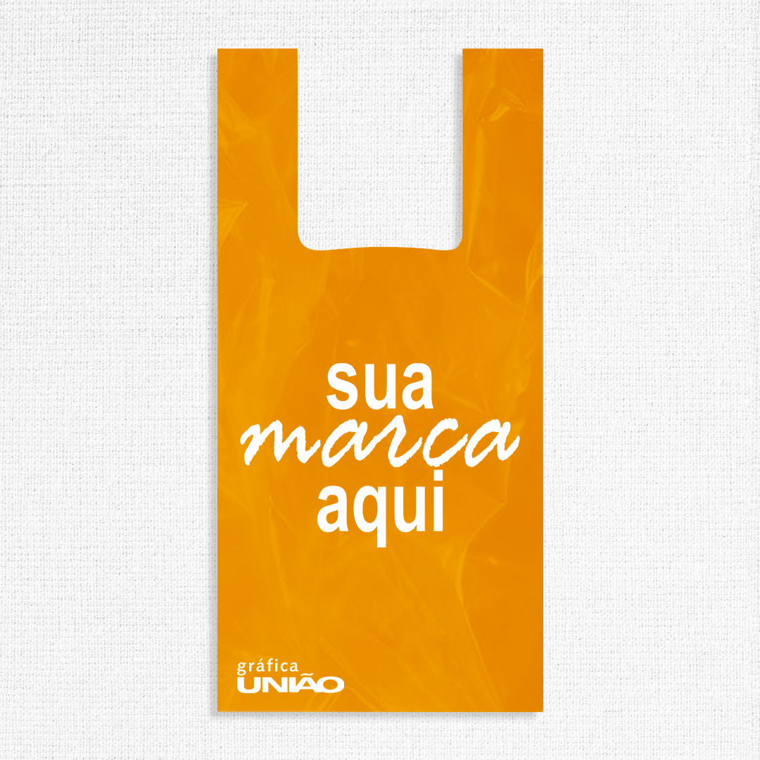 Sacola Alça Camiseta - Fina