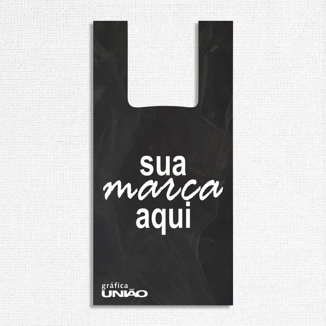 Sacola Alça Camiseta - Grossa